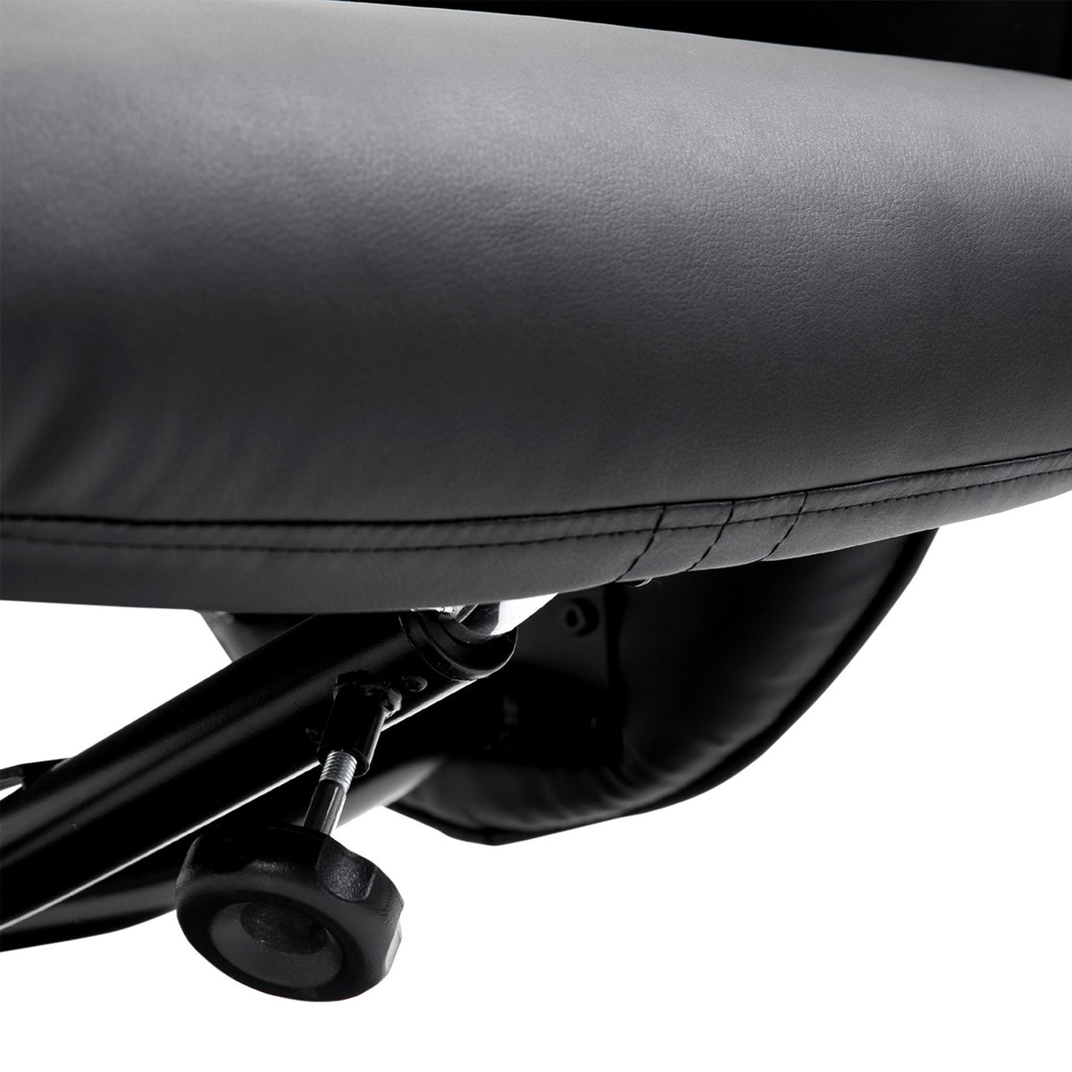 Relaxation Chair, Tv Chair, Massage Chair With Stool, Storage Space With 10 Vibration Points, Faux Leather, Black, 76 X 81 X 105 Cm
