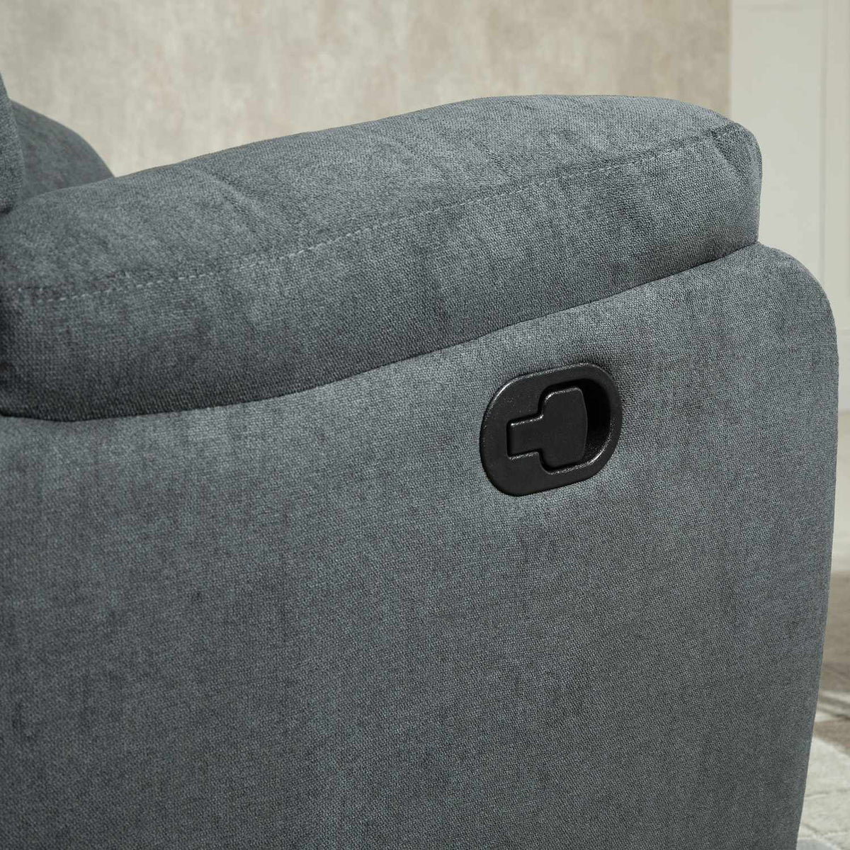 Relaxation Chair, Tv Chair With Reclining Function, Reclining Chair In Linen Look, Up To 150 Kg, Tv Chair