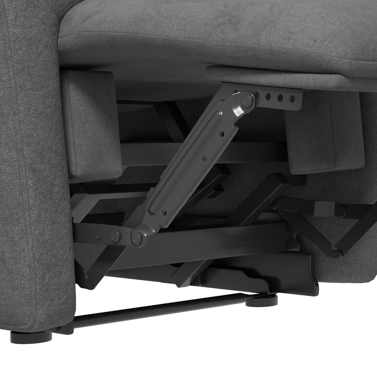 Relaxation Chair, Tv Chair With Reclining Function, Reclining Chair, Upholstered Tv Chair With Linen Look, Recliner For Bedroom, Gray