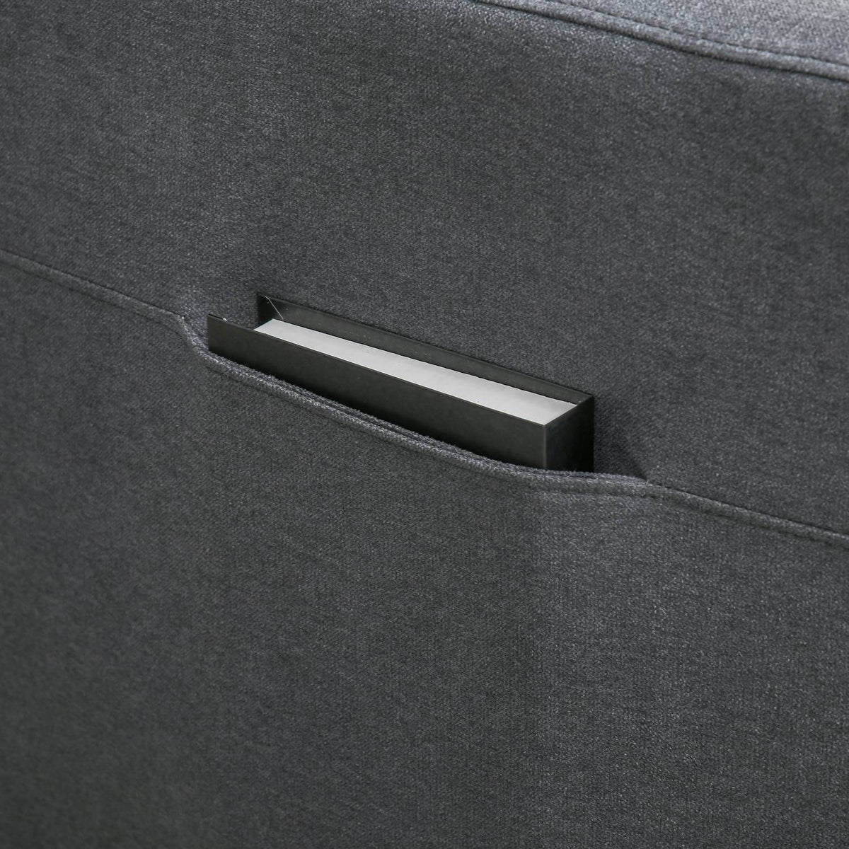 Relaxation Chair Tv Chair With Reclining Function Stand-Up Aid Polyester Fabric Steel Gray 71 X 94 X 104 Cm