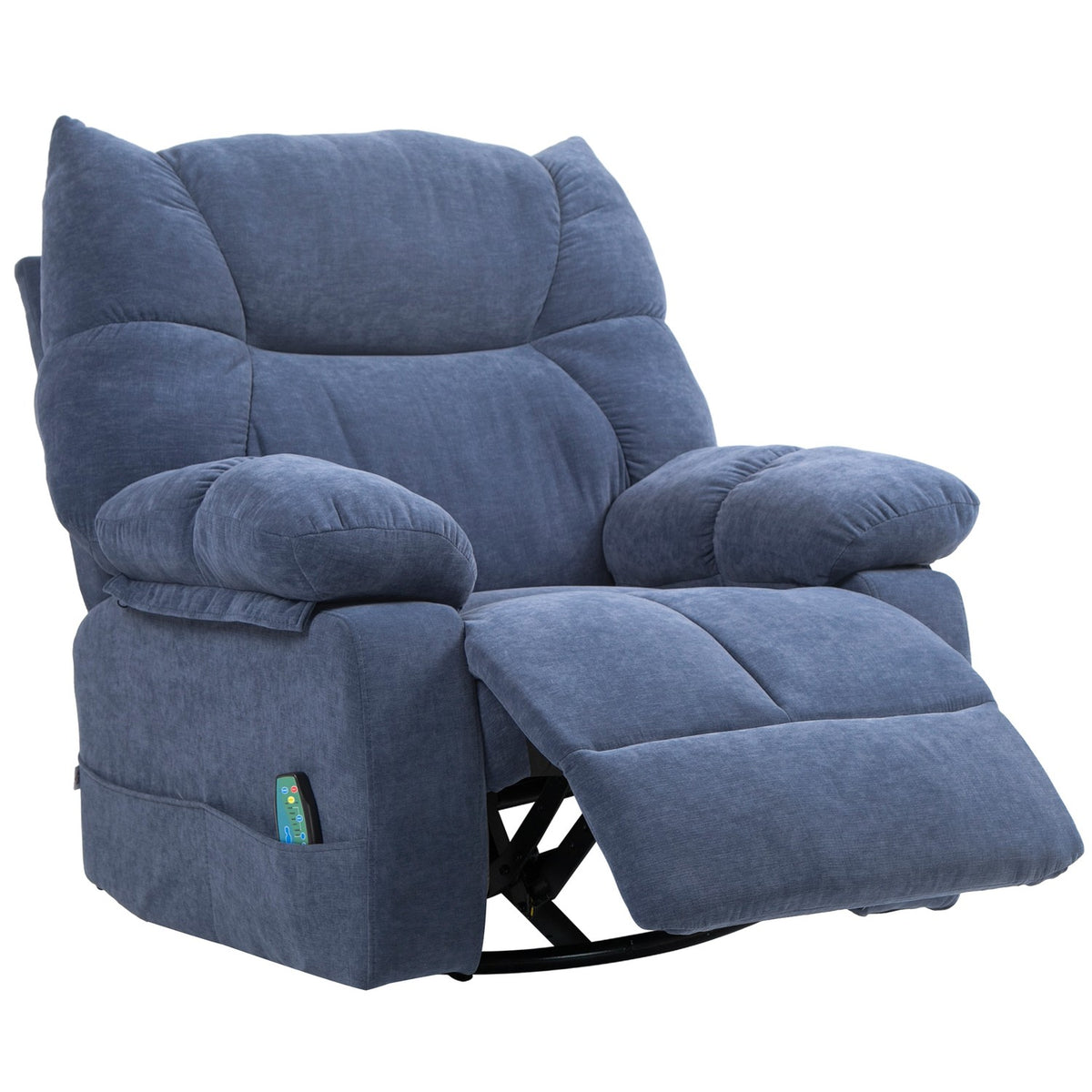 Relaxation chair with massage function, electric TV chair with warming function, reclining function, rotating massage chair with spring system