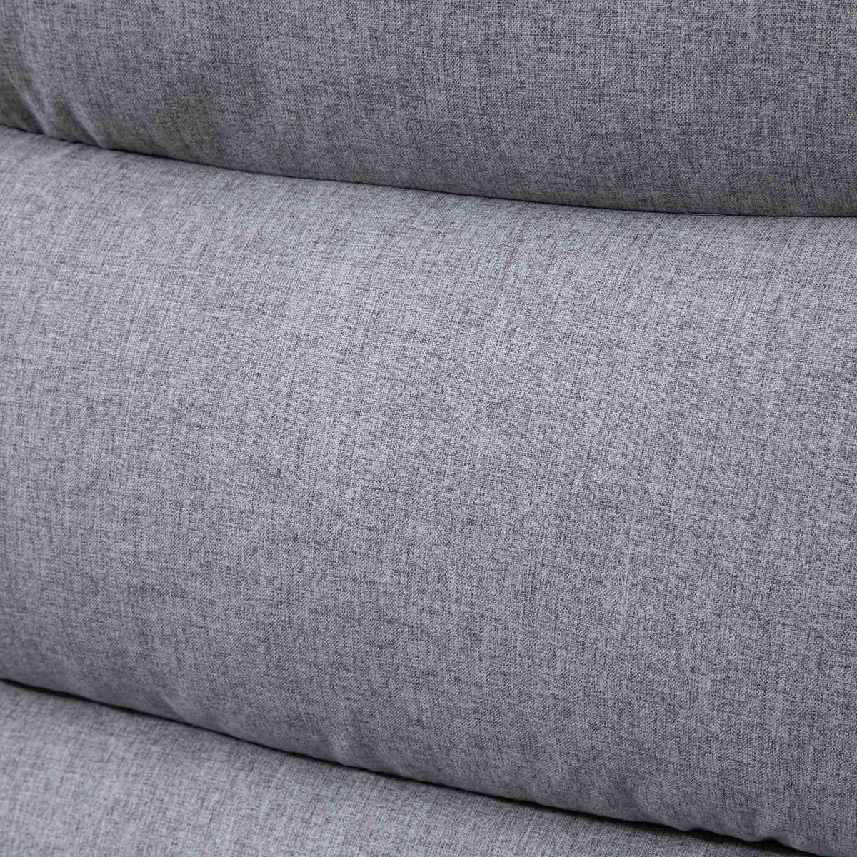 Relaxation chair with reclining function, 165° tilt, folding footrest, linen touch, recliner, TV chair, 91 x 92 x 102 cm, light gray