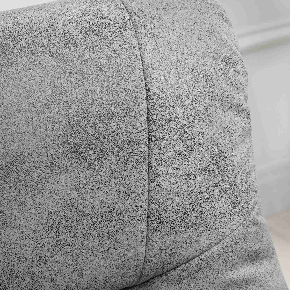 Relaxation chair with stool, rotating TV chair, TV chair with reclining function, microfiber gray, 78 x 82.5 x 109 cm