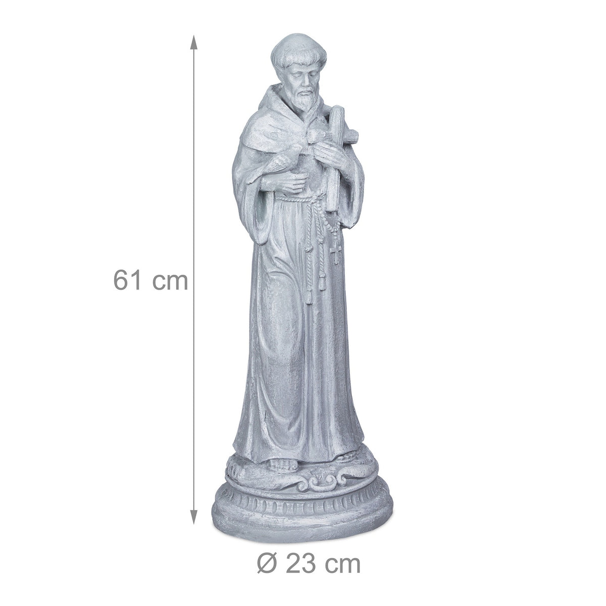 Religious garden statue