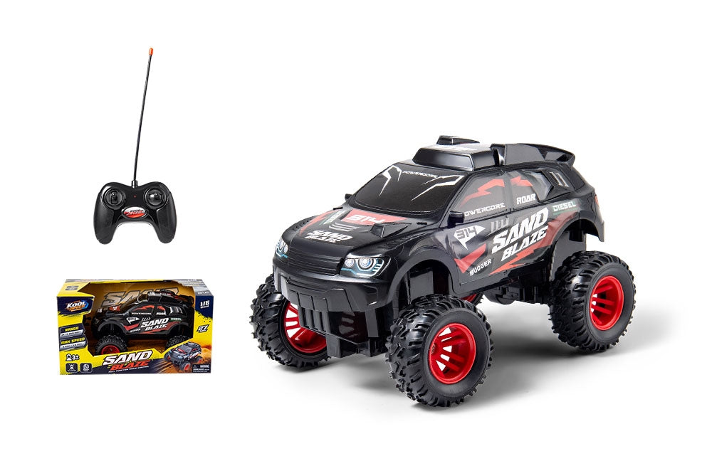 Remote Control Off-Road Car 1:16 Scale, 27 MHz