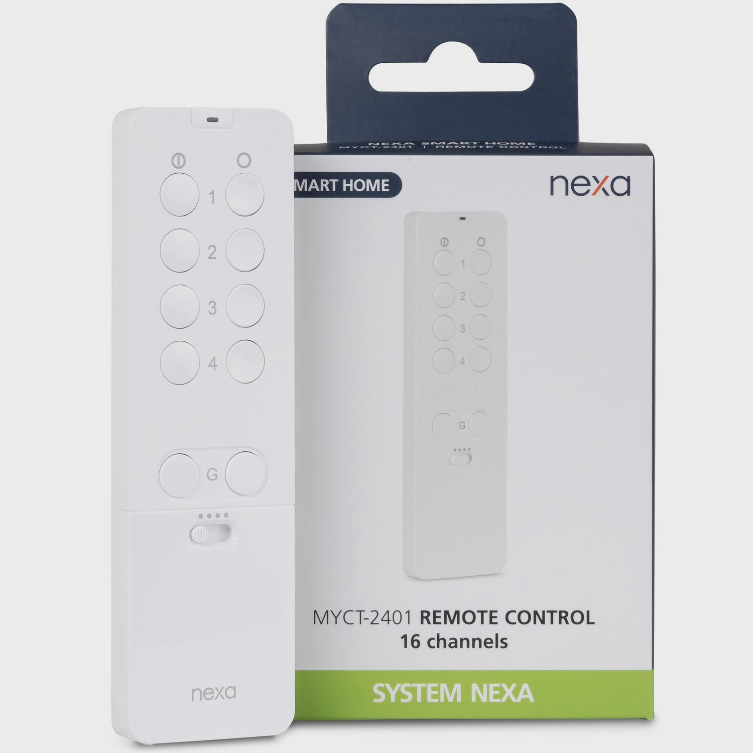 Remote Control for Nexa System, 16 Channels, On/Off/Dim