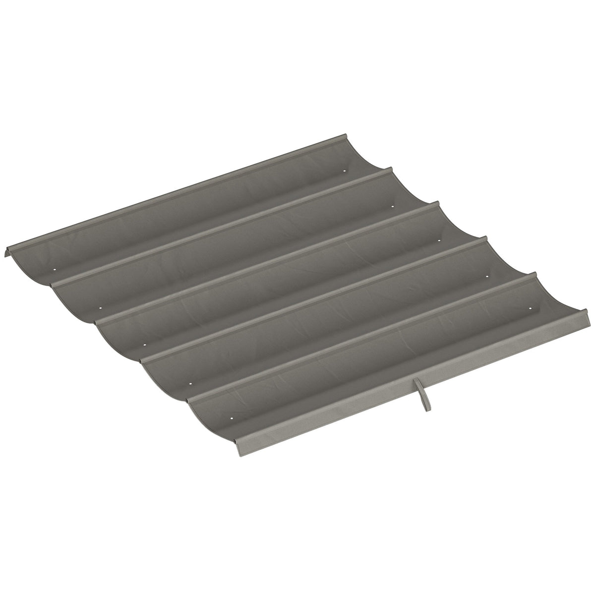 Replacement Canopy for 3x3m Pergola, Light Grey, Polyester