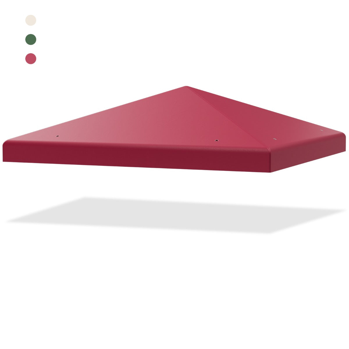Replacement Gazebo Canopy 300x300 cm, Polyester, Wine