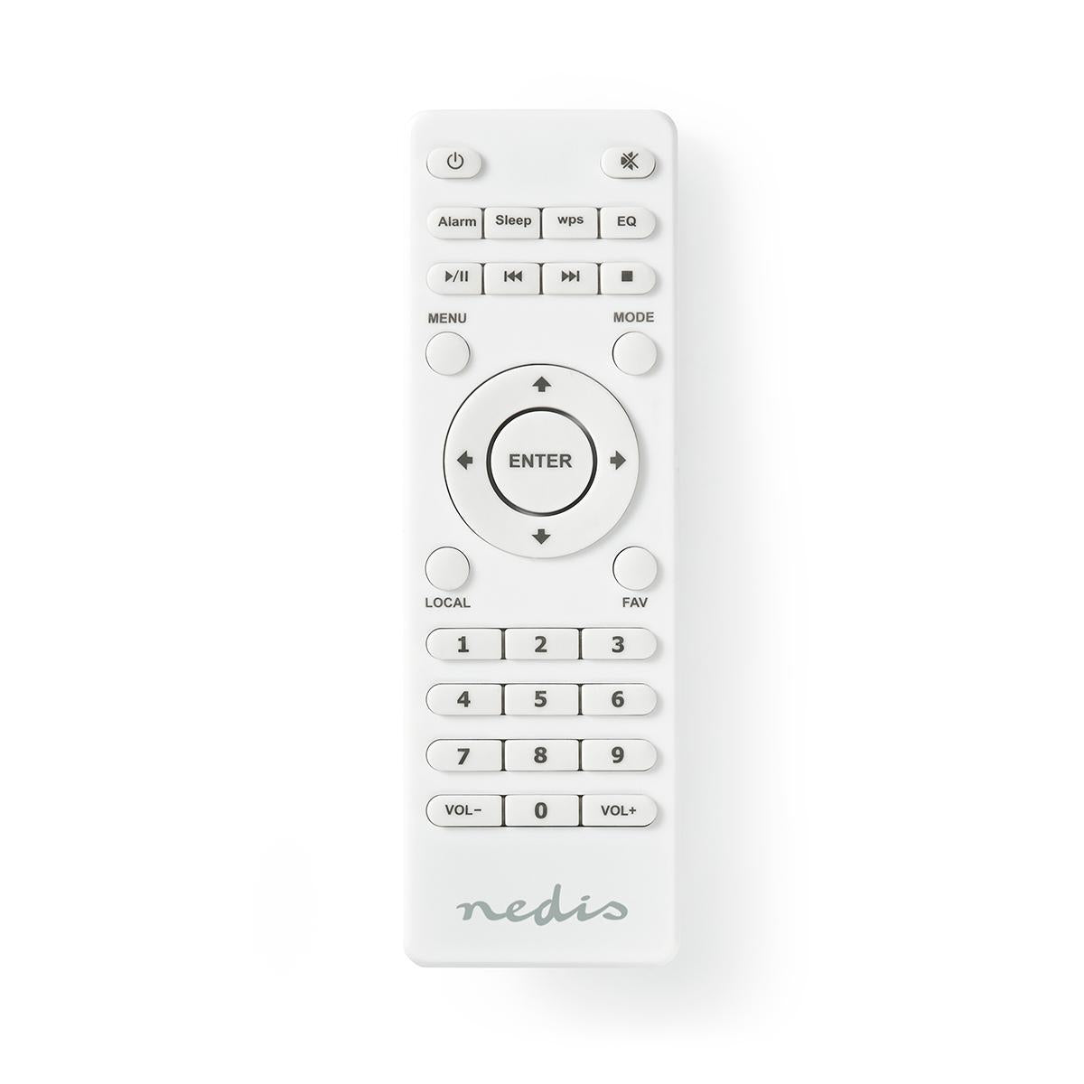 Replacement Remote Control | Fits: RDIN2000WT / RDIN2500WT | Fixed | 1 Unit | Ready Lay-out | Infrared | White