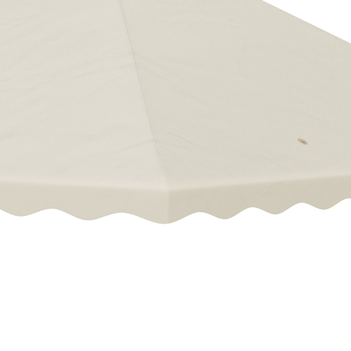 Replacement Roof Approx. 3 X 3 M Pavilion Roof For Garden, Replacement Cover Double Roof For Garden Tent, Garden Pavilion, Cream White