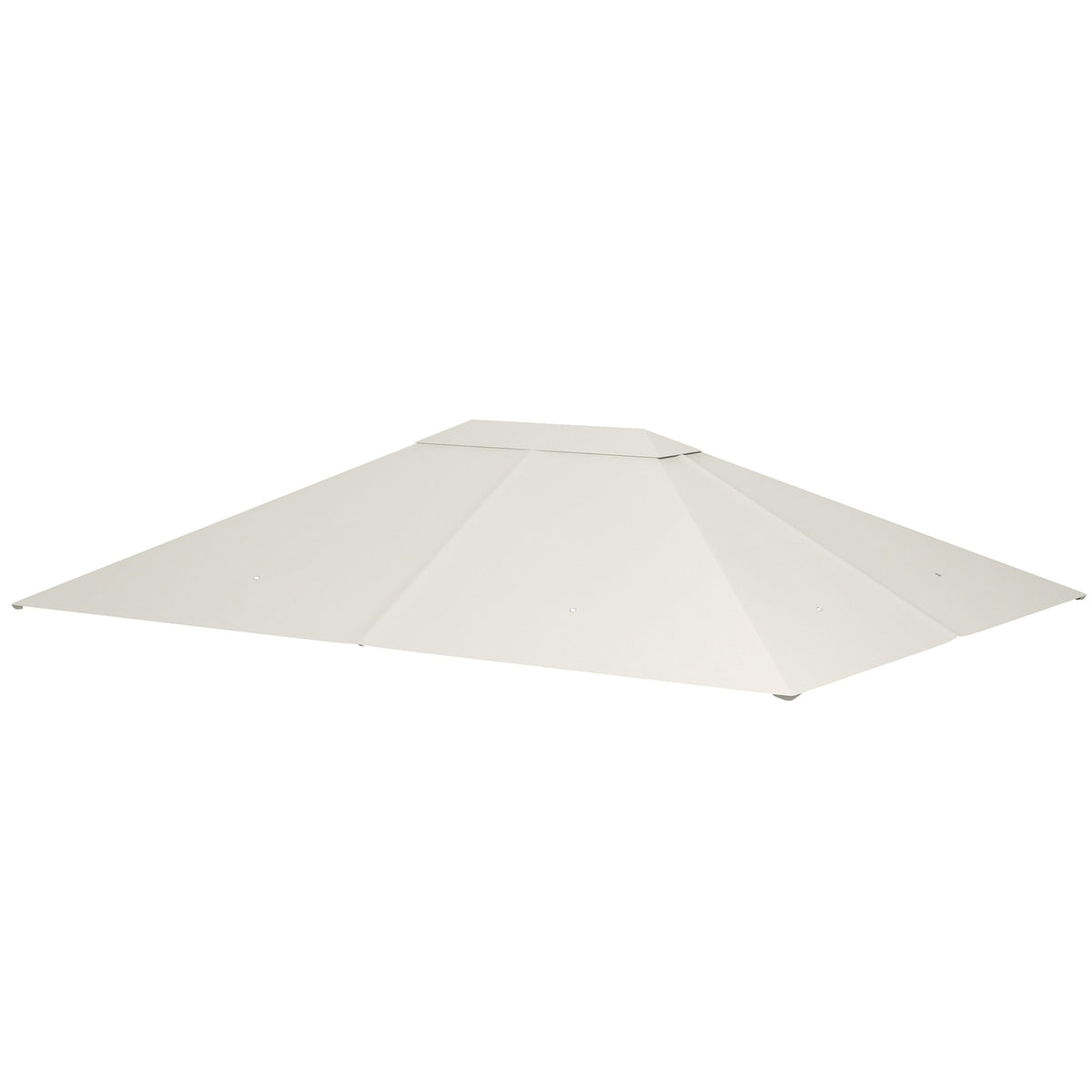 Replacement Roof For Garden Gazebo 3.97X2.97M Uv Protection, Waterproof Gazebo Roof, Cream