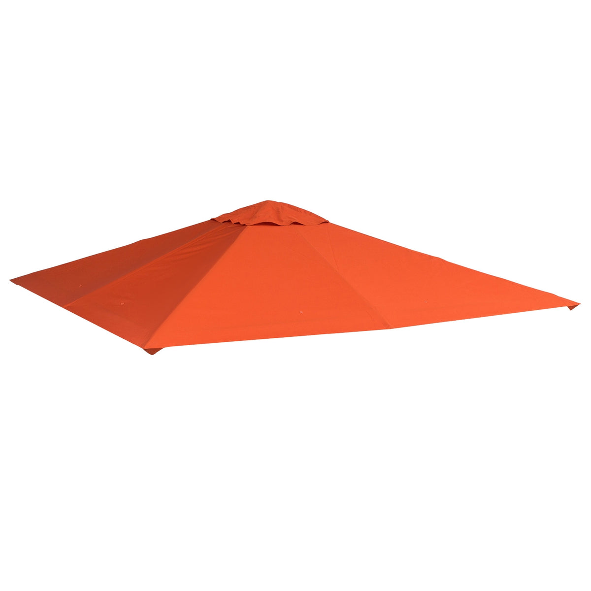 Replacement Roof For Gazebo Sun Protection Gazebo Cover Made Of Polyester, Orange, 2.98 X 2.95 M
