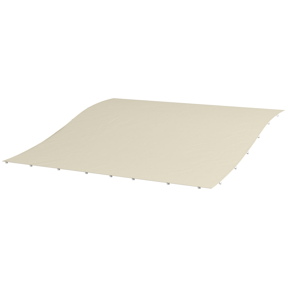 Replacement Roof For Pergola 297X243Cm Awning For Patio Canopy, Uv Protection, For 3X2.5M Gazebo, Beige