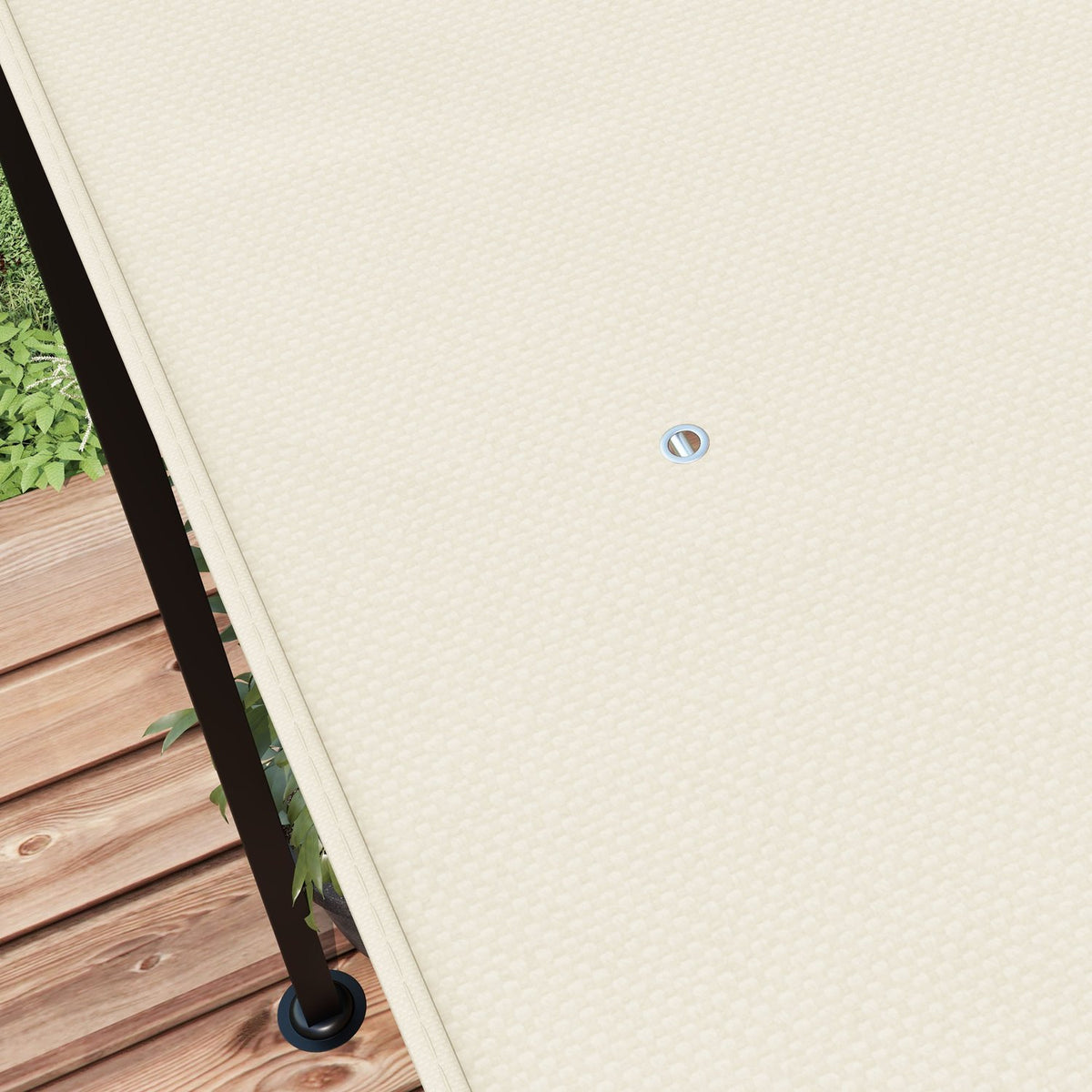 Replacement Roof For Pergola 297X243Cm Awning For Patio Canopy, Uv Protection, For 3X2.5M Gazebo, Beige