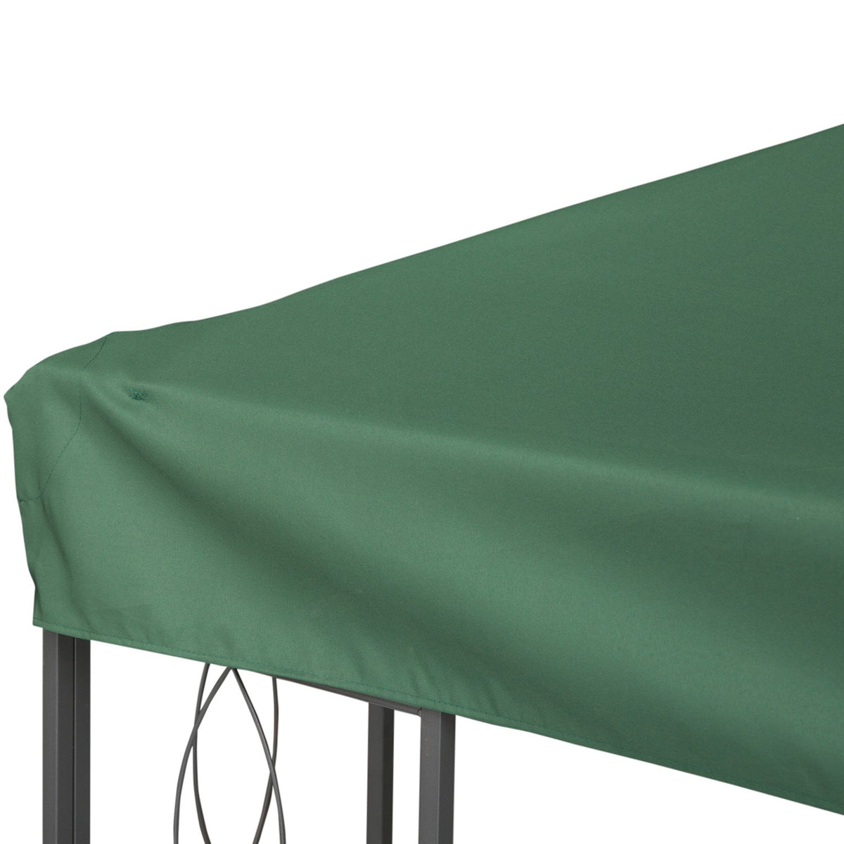 Replacement Roof Gazebo Roof For Garden Gazebo, Polyester, 3X4M, Green