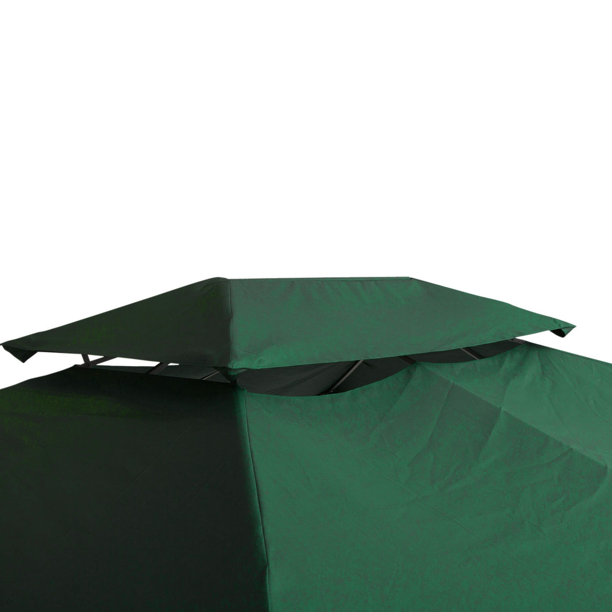 Replacement Roof Gazebo Roof For Garden Gazebo, Polyester, 3X4M, Green