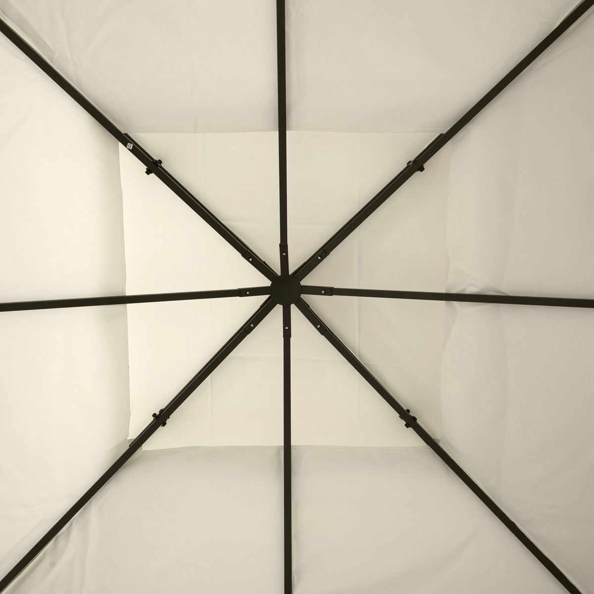 Replacement Roof Gazebo Roof For Metal Gazebo, Garden Gazebo, 3X3M, Cream White, Polyester