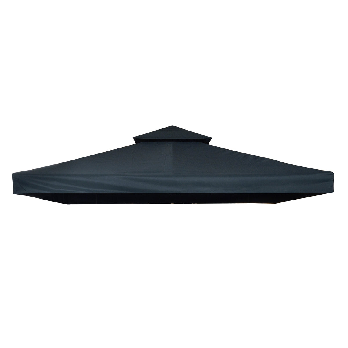 Replacement Roof Gazebo Roof For Metal Gazebo Garden Gazebo Party Tent Garden Tent Polyester 3X3M Charcoal Grey