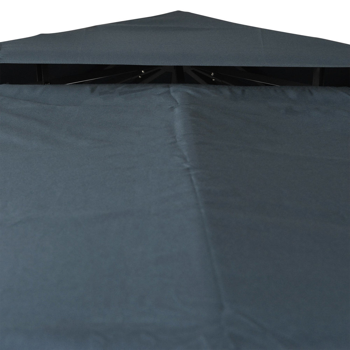 Replacement Roof Gazebo Roof For Metal Gazebo Garden Gazebo Party Tent Garden Tent Polyester 3X3M Charcoal Grey