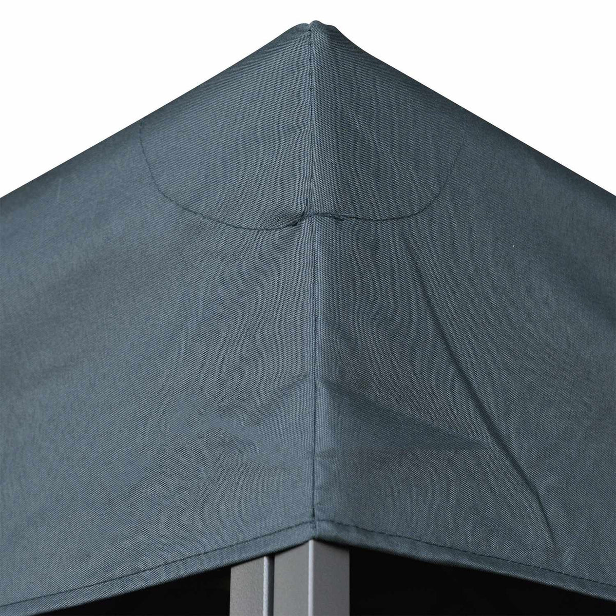 Replacement Roof Gazebo Roof For Metal Gazebo Garden Gazebo Party Tent Garden Tent Polyester 3X3M Charcoal Grey