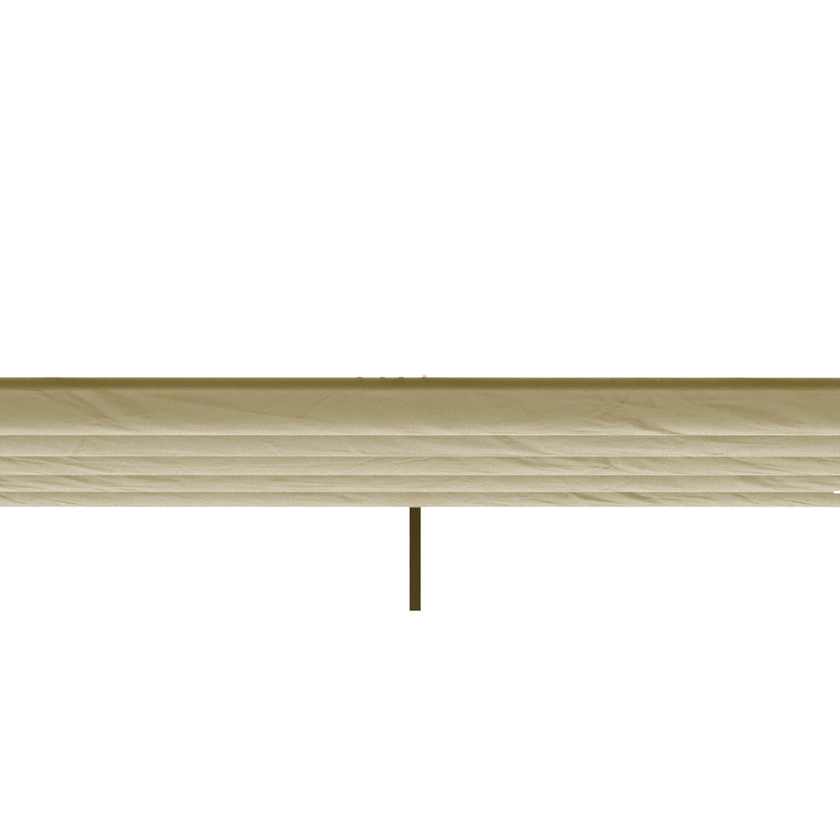 Replacement Roof for 4x3m Pergola, Waterproof Retractable Wave Canopy with Rain Drainage Holes, Winterproof Shade Cover for Garden, Patio, Beige