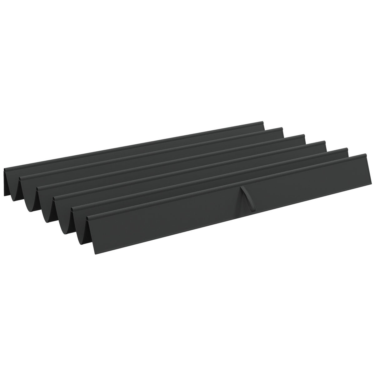 Replacement Roof for Pergola 2.5 x 2.55 m Pergola Roof with Drainage Holes, Shade Cover for Garden & Patio, Dark Gray