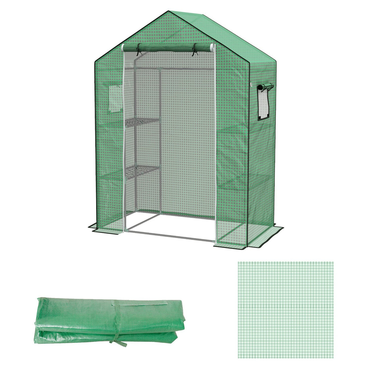 Replacement film PE film with UV protection for greenhouse, roller door & side windows, ideal for tomato house