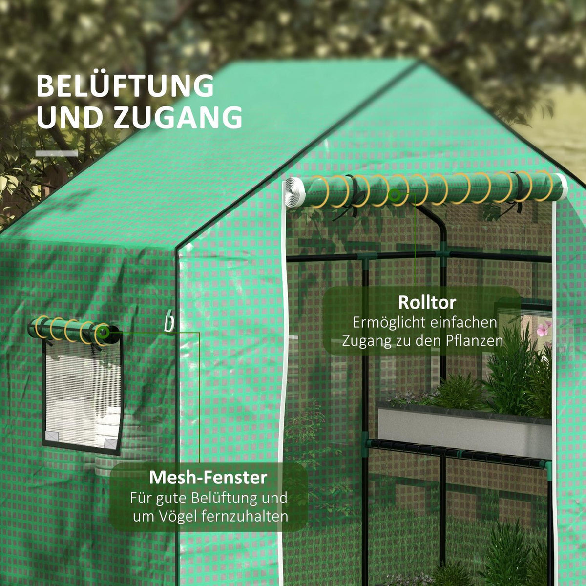 Replacement film PE film with UV protection for greenhouse, roller door & side windows, ideal for tomato house
