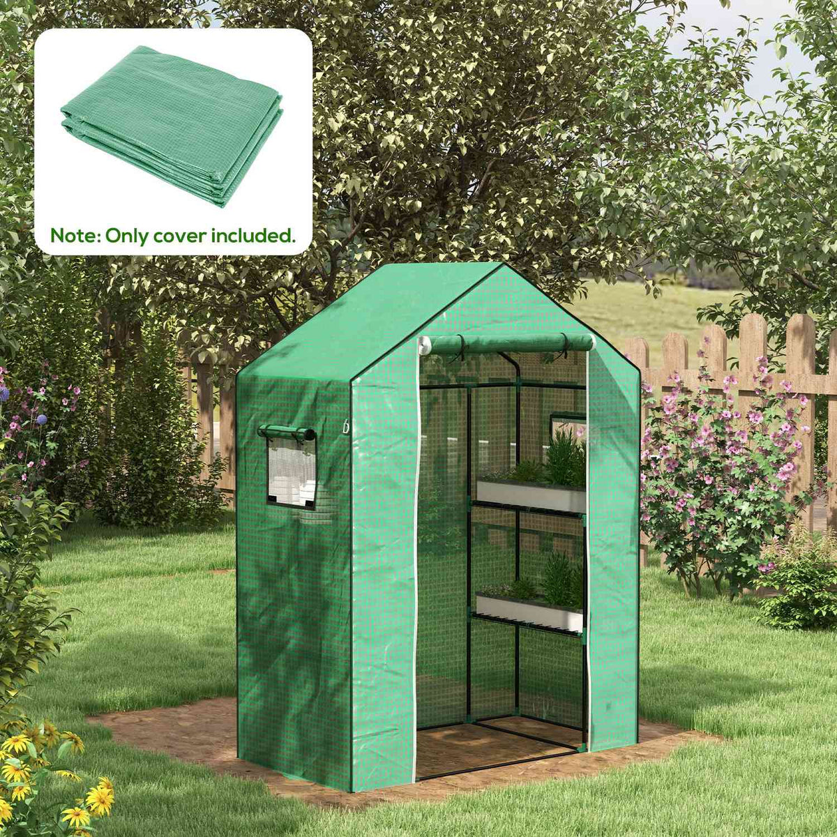 Replacement film PE film with UV protection for greenhouse, roller door & side windows, ideal for tomato house