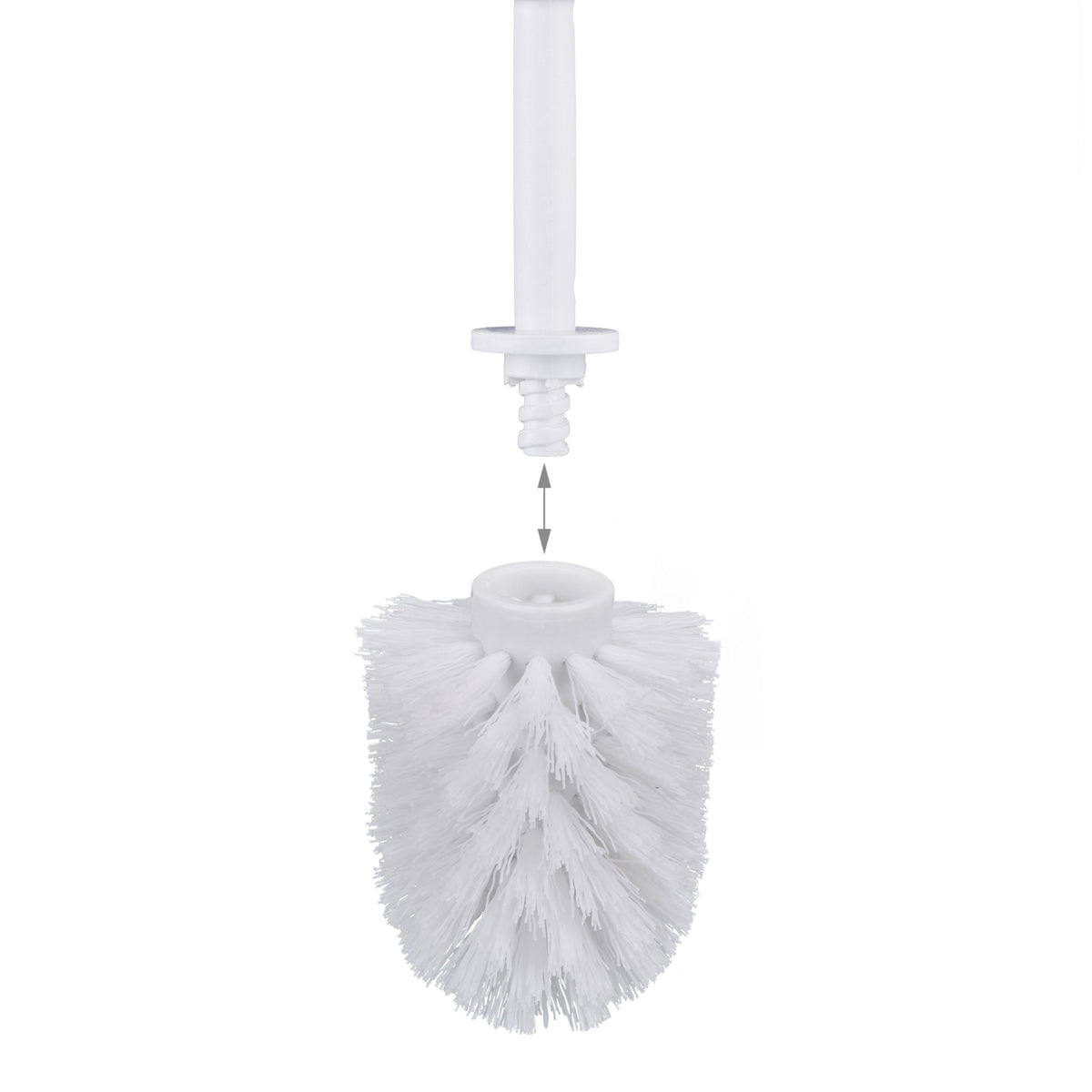 Replacement kit for toilet brush head 9.5 mm D=8 cm