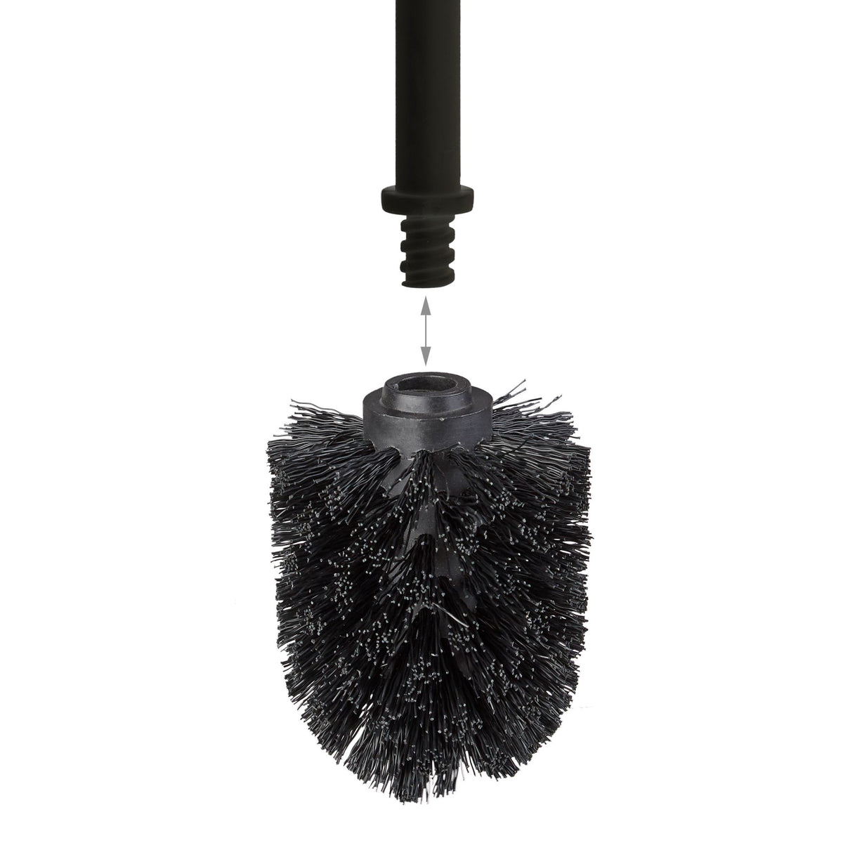 Replacement of toilet brush head in set 12 mm