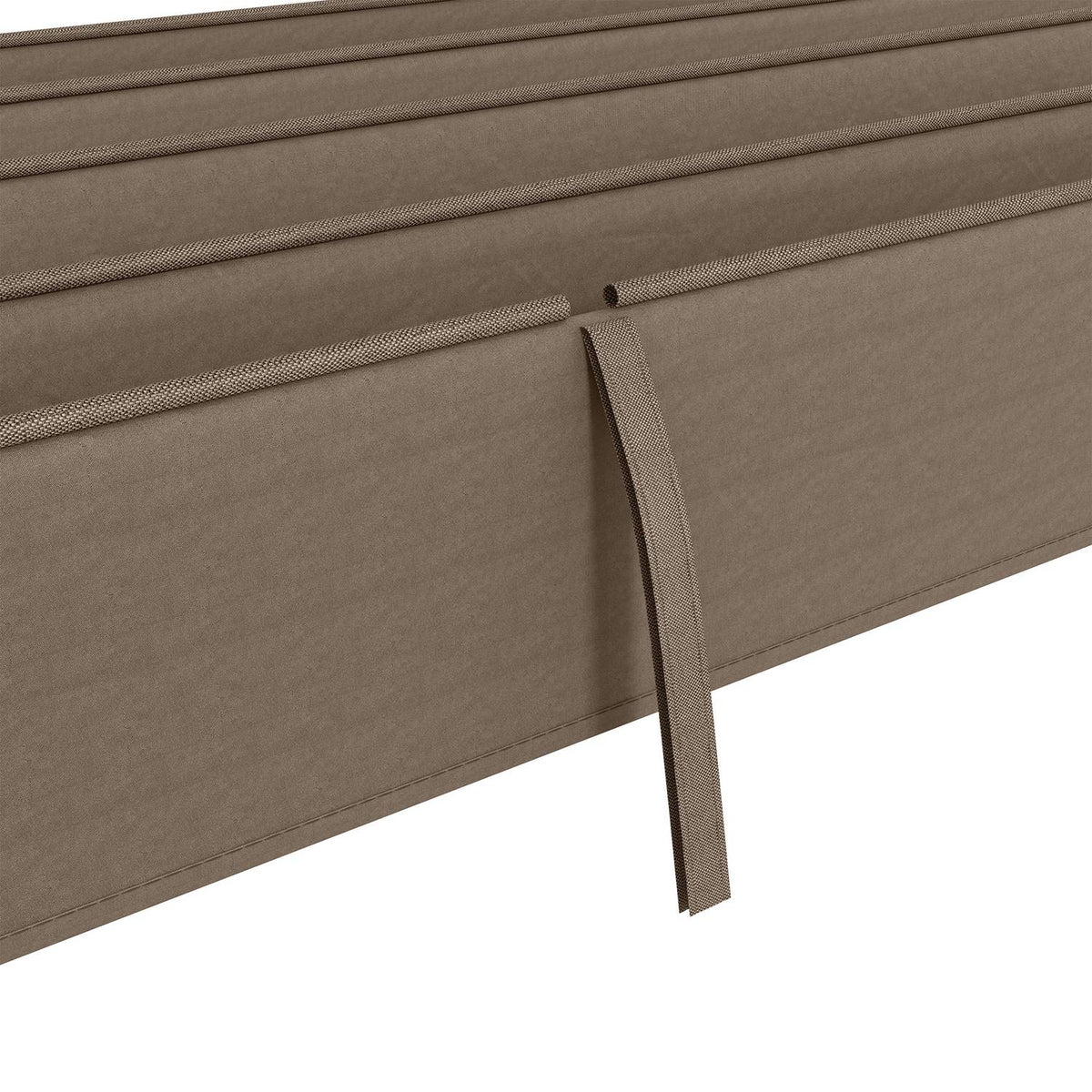 Replacement roof for 2.85 x 2 m pergola, water-repellent retractable wave canopy with rain drainage holes, UV protection 30+, winterproof shade cover for garden, balcony, terrace, coffee