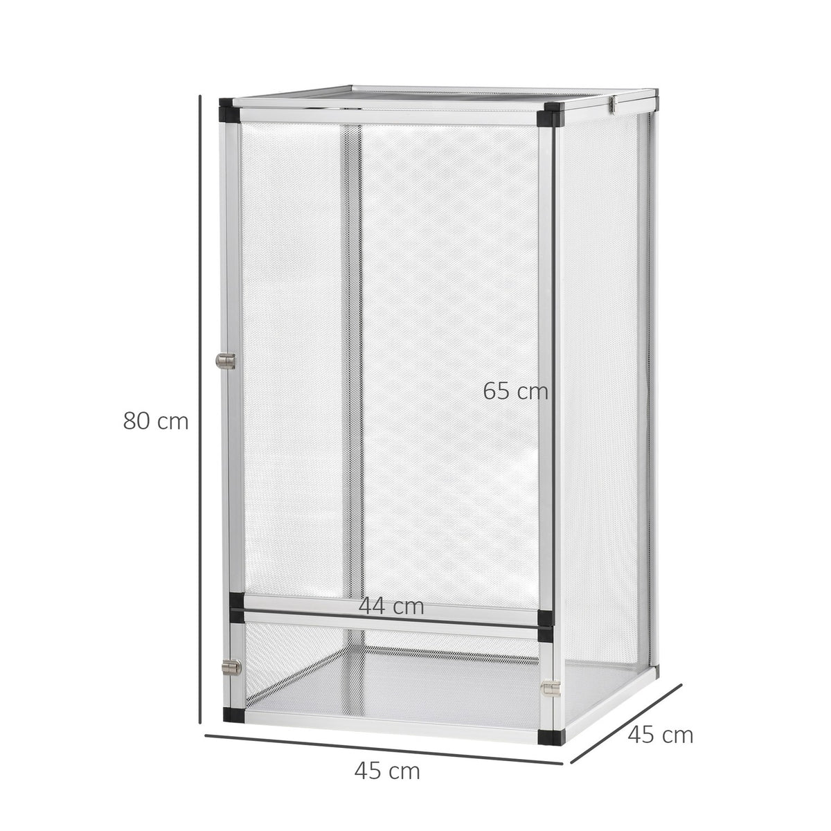 Reptile Box Breeding Box For Reptiles Amphibians Arachnids Reptile Breeding Box Reptile Breeding Pool Aluminum Silver 45 X 45 X 80 Cm