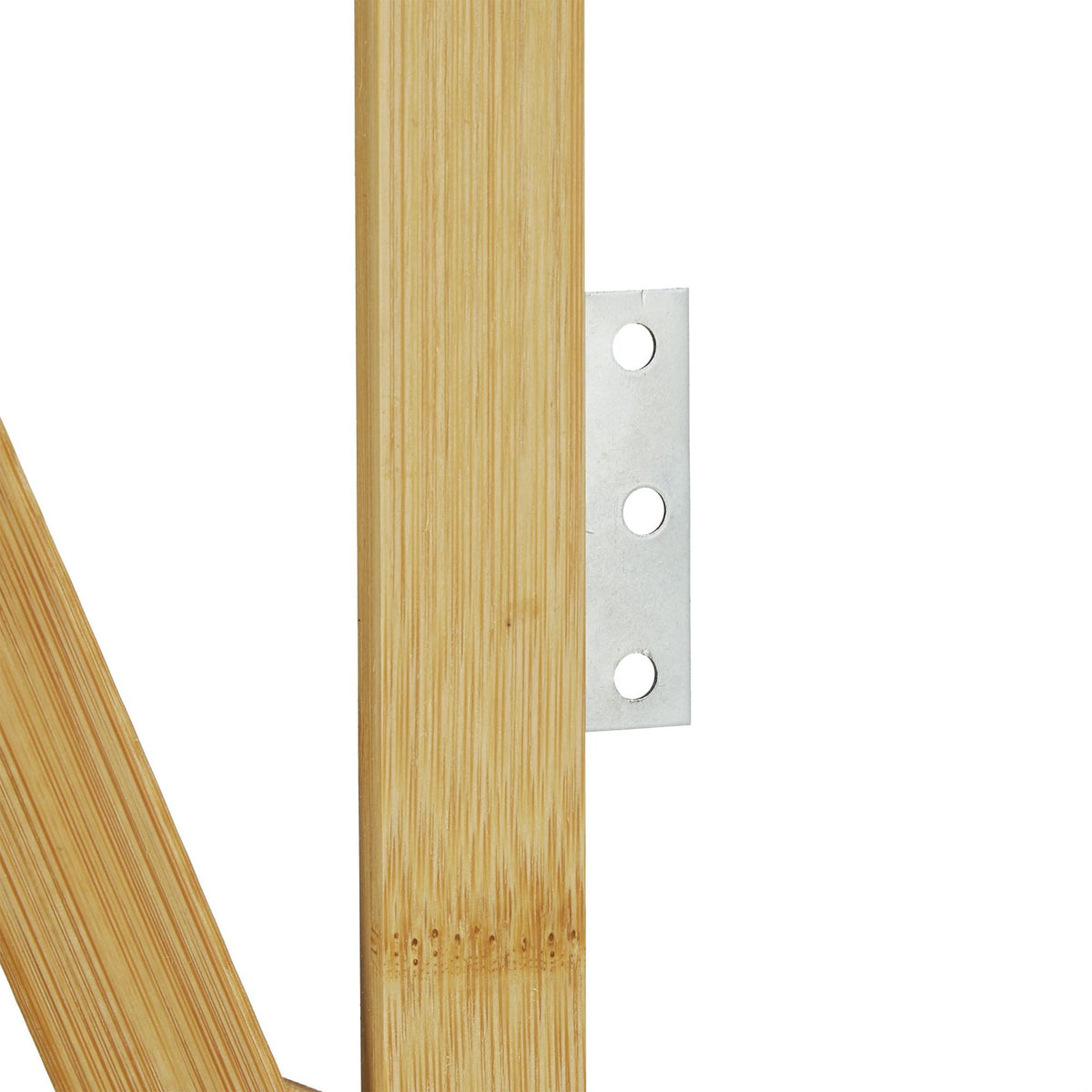 Retractable bamboo dog gate