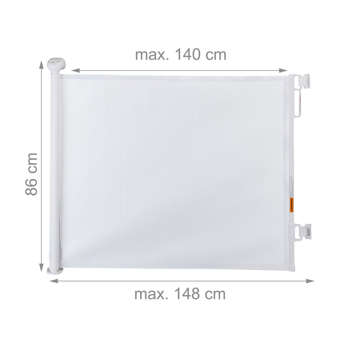 Retractable safety gate