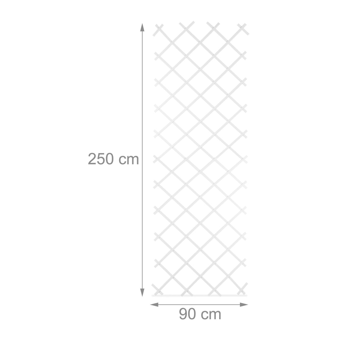 Retractable trellis set with 3,250 cm