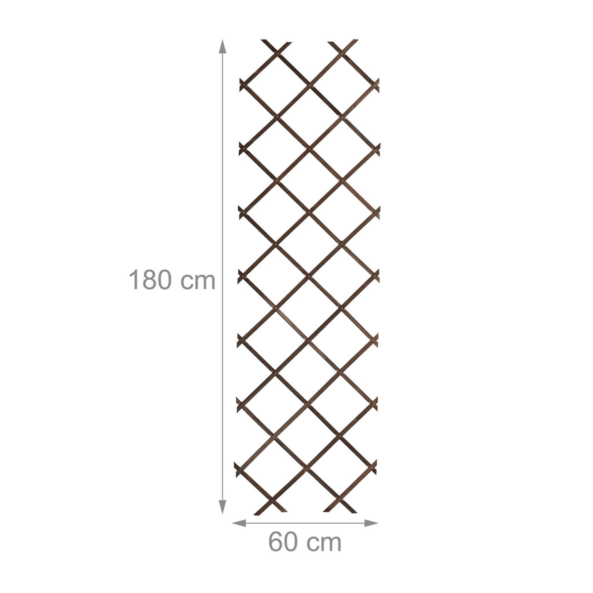 Retractable wooden trellis set of 3