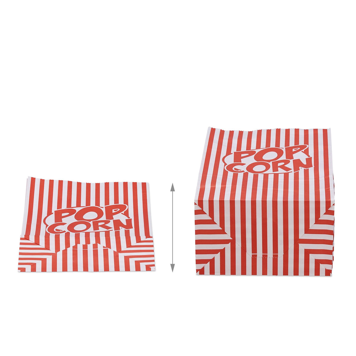 Retro popcorn bags 240 pcs