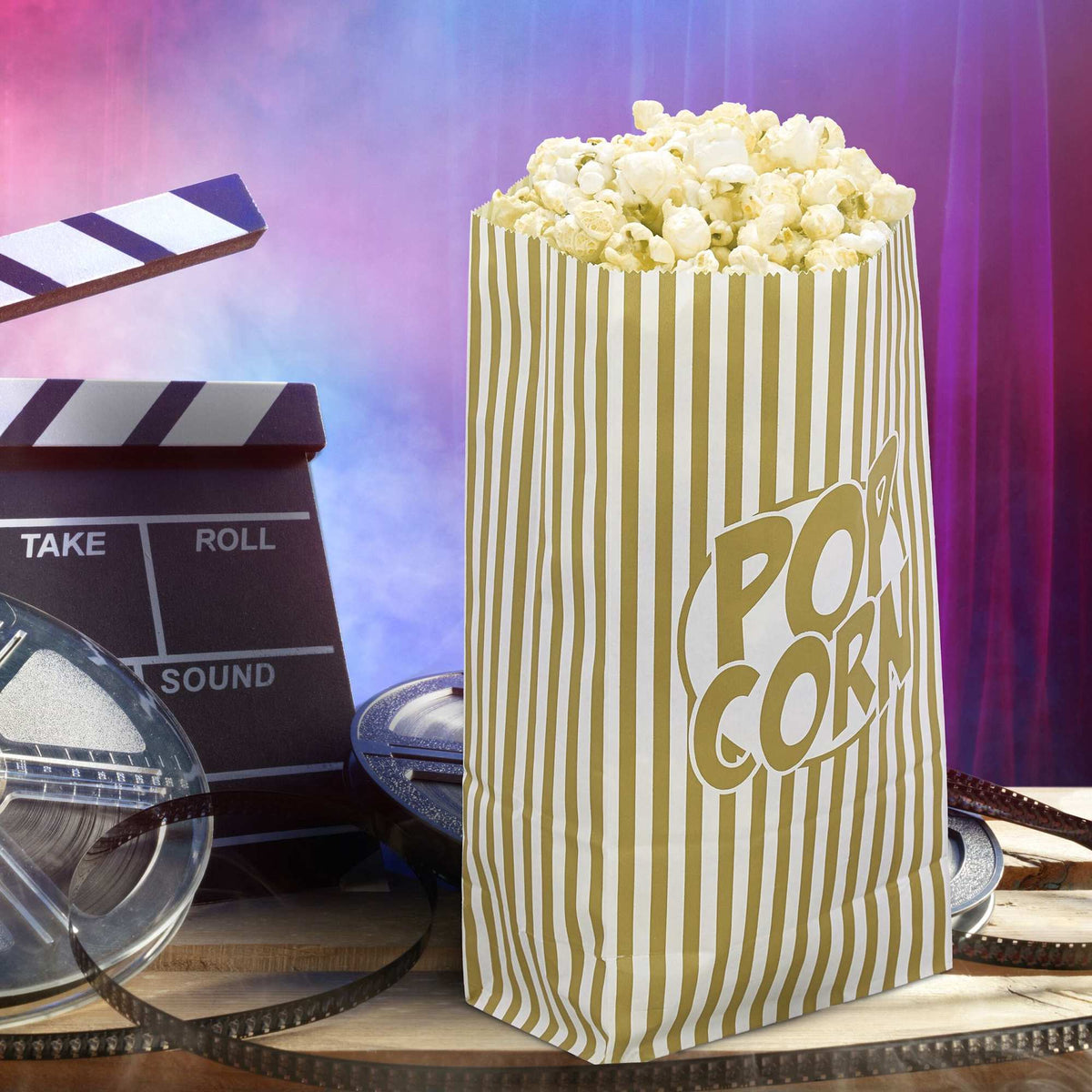 Retro popcorn cone 144-pack
