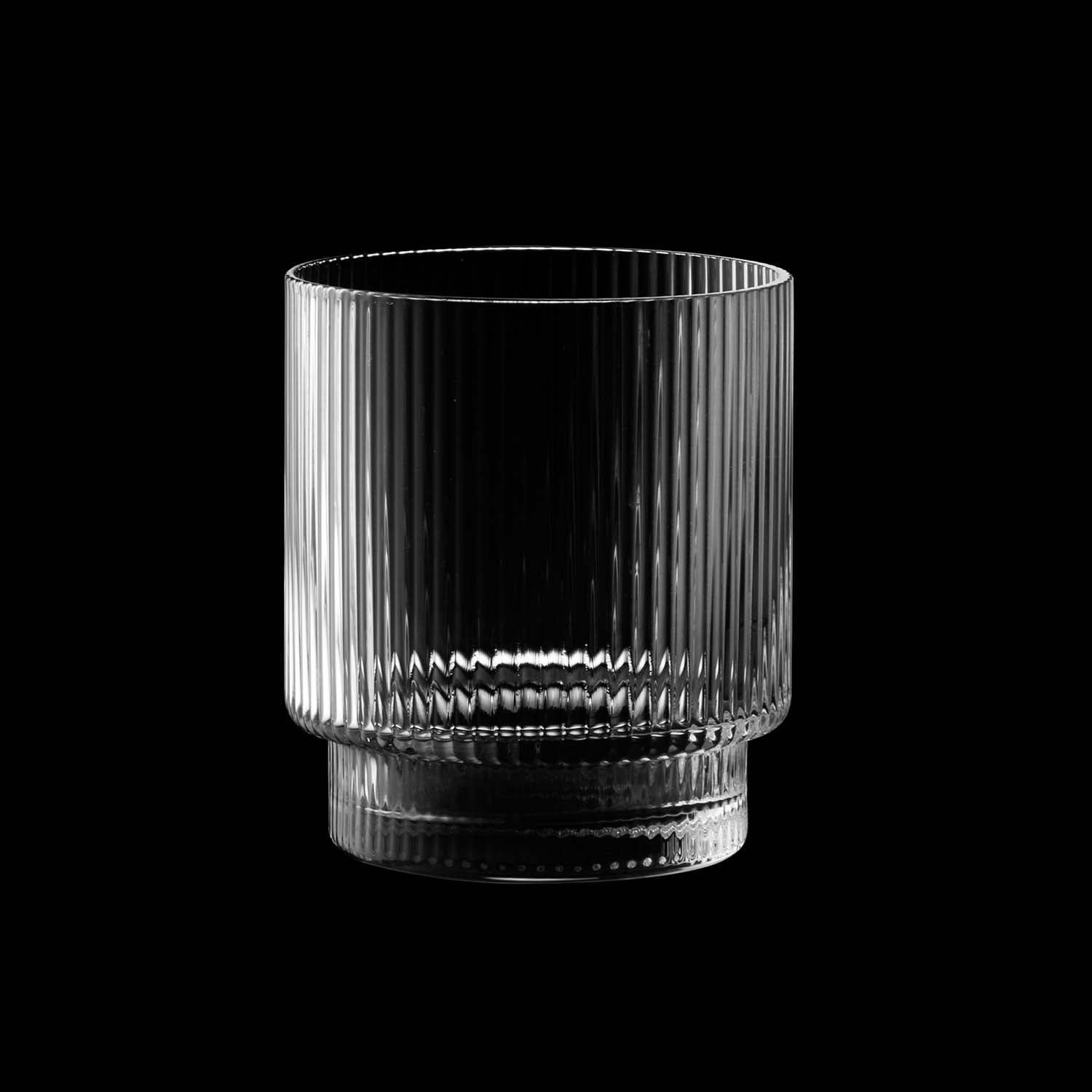 Ribbed Drinking Glasses, 31 cl, 2-Pack, Dishwasher Safe