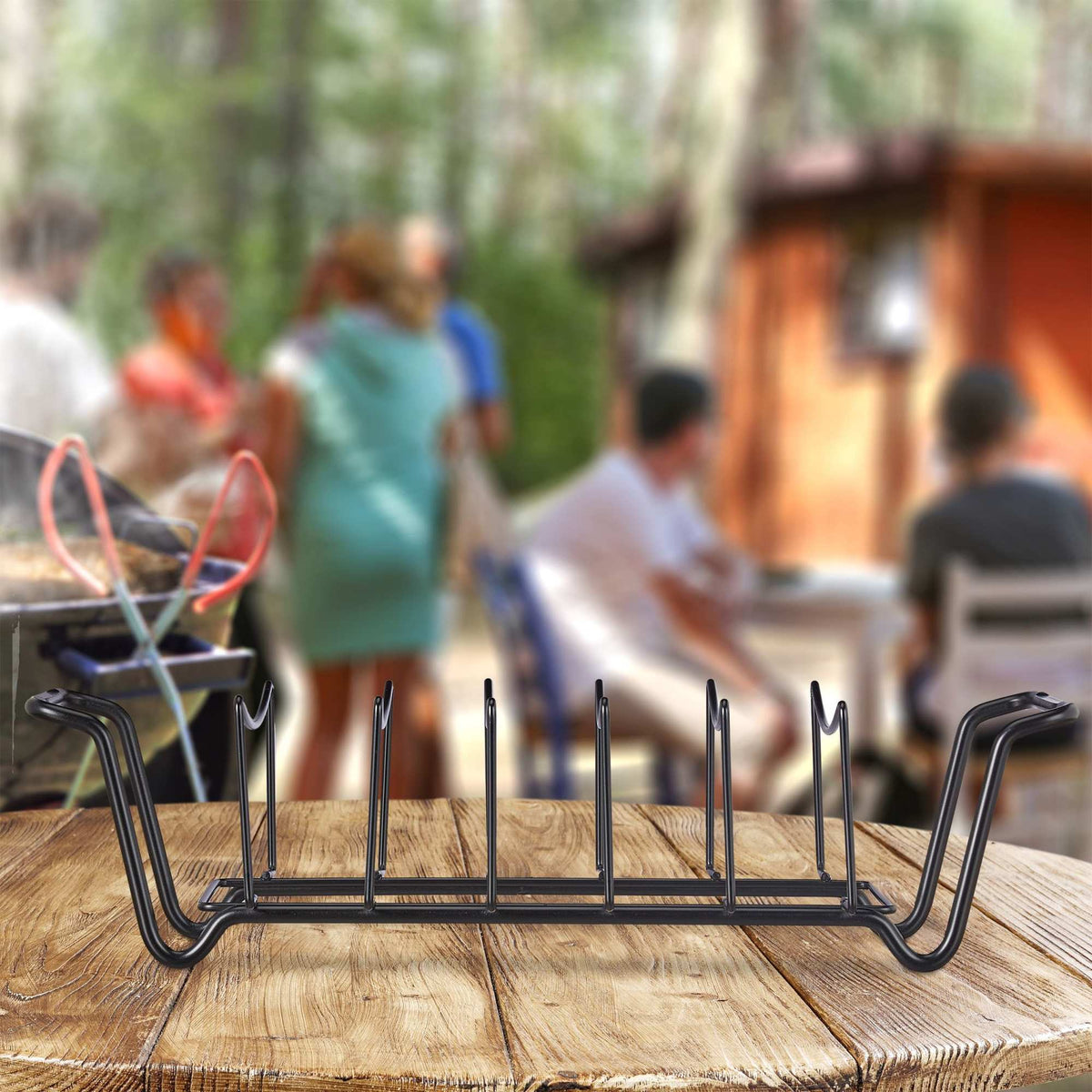 Rib holder for the grill