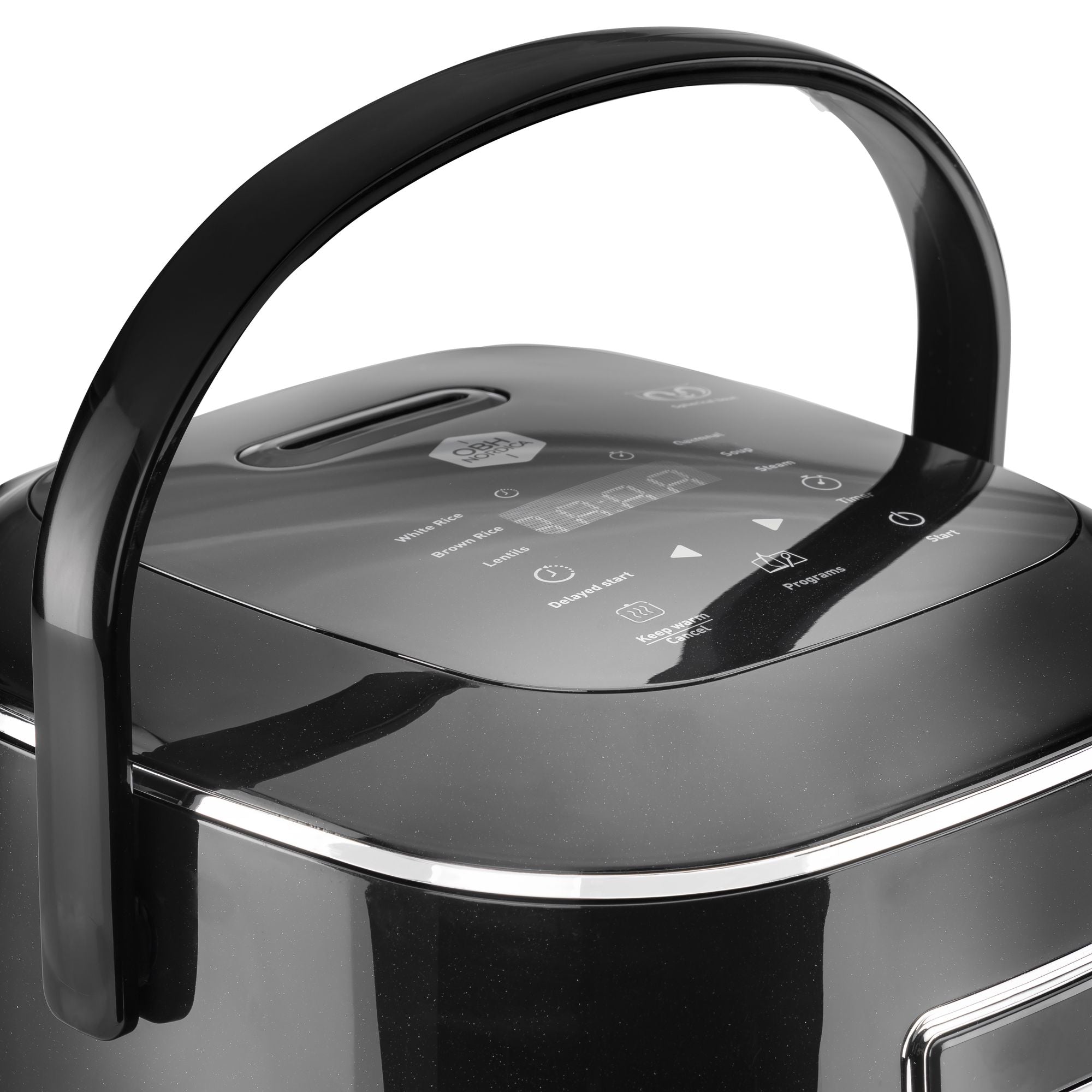 Rice Cooker 2L, 6 Programs, Steamer Basket, Keep Warm