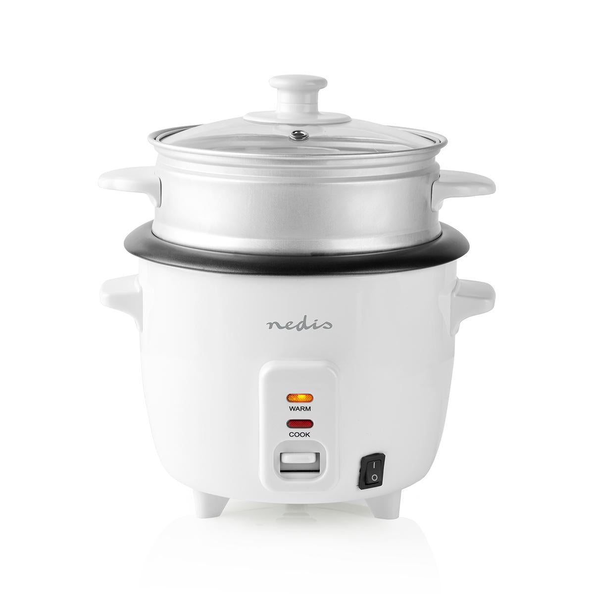 Rice cooker | 0.6 l | 300 W | Undoing machine in aluminum | Non-stick coating | Removable bowl | automatic shutdown