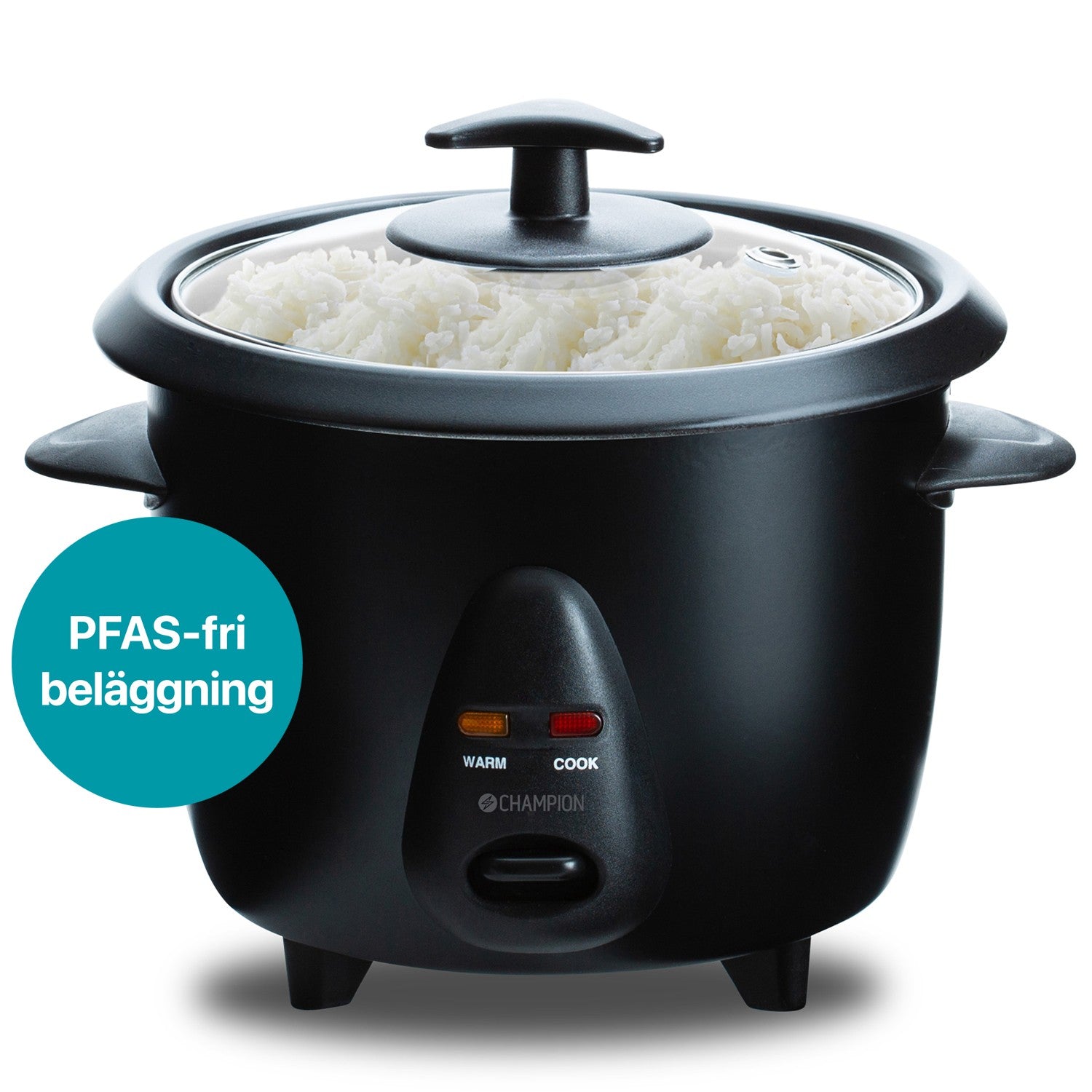 Rice cooker Mini Ceramic 0.6L 300W RK400 Black