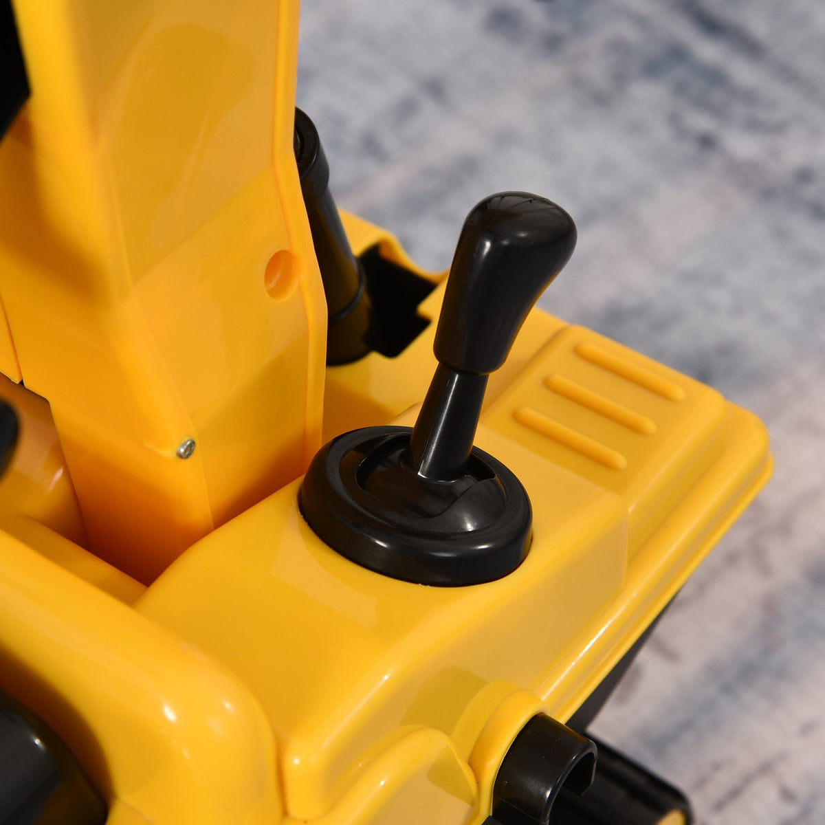 Ride-On Car Children'S Excavator, Baby Ride-On In Black+Yellow, 20X15X9Cm