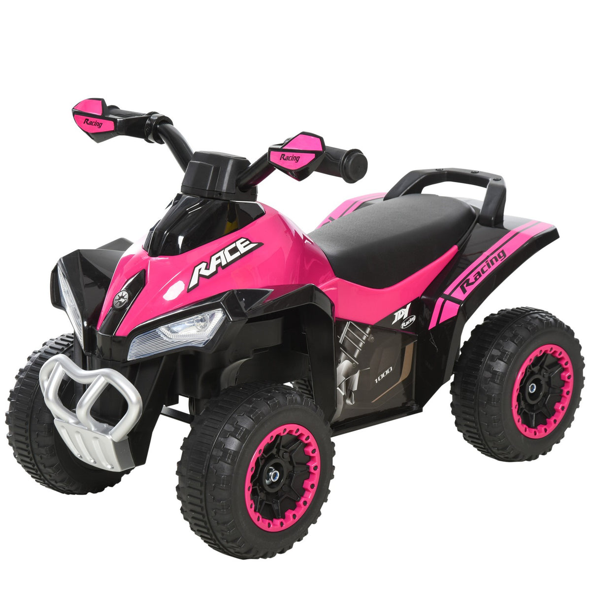 Ride-On Car Children'S Vehicle Pedal Car Light Music 18-36 Months Plastic Steel Pink 67.5X38X44Cm