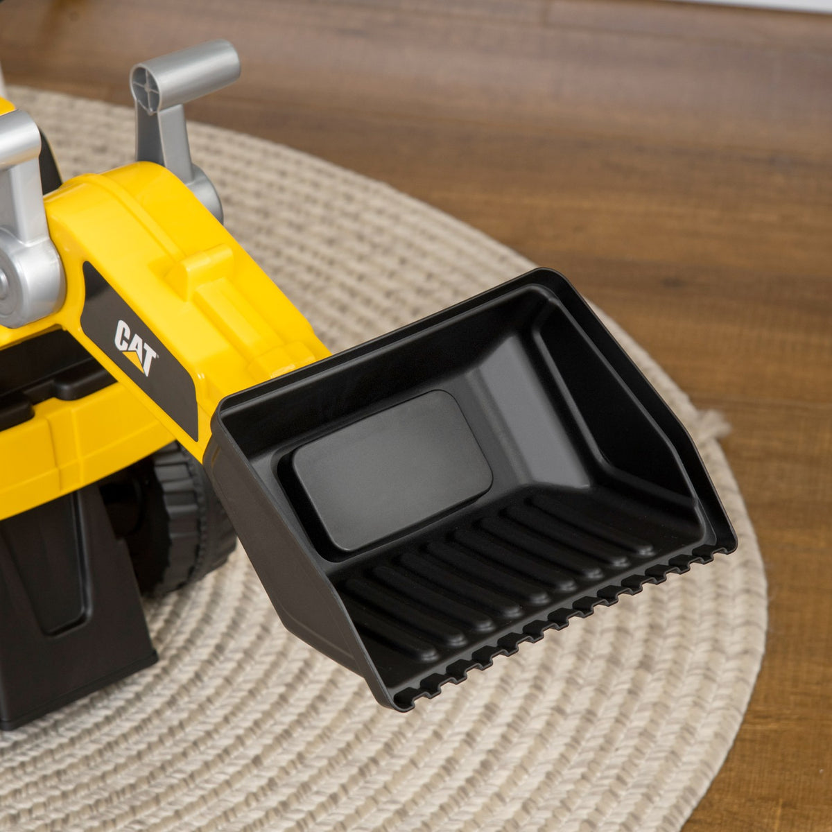 Ride-On Car Seat Excavator With Shovel & Horn, Storage Space, For Children From 12 Months, Yellow + Black, 85X27.5X47.5Cm
