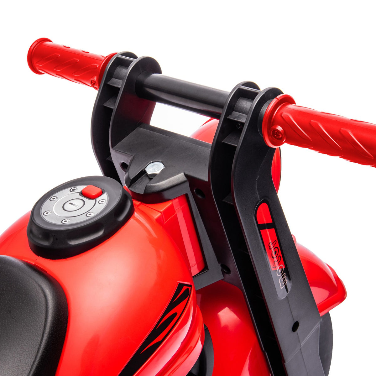 Ride-on car, ride-on vehicle with music, children's vehicle, children's car with bubbles for children 2-5 years, can hold up to 30 kg, red, 80 x 35.5 x 42 cm