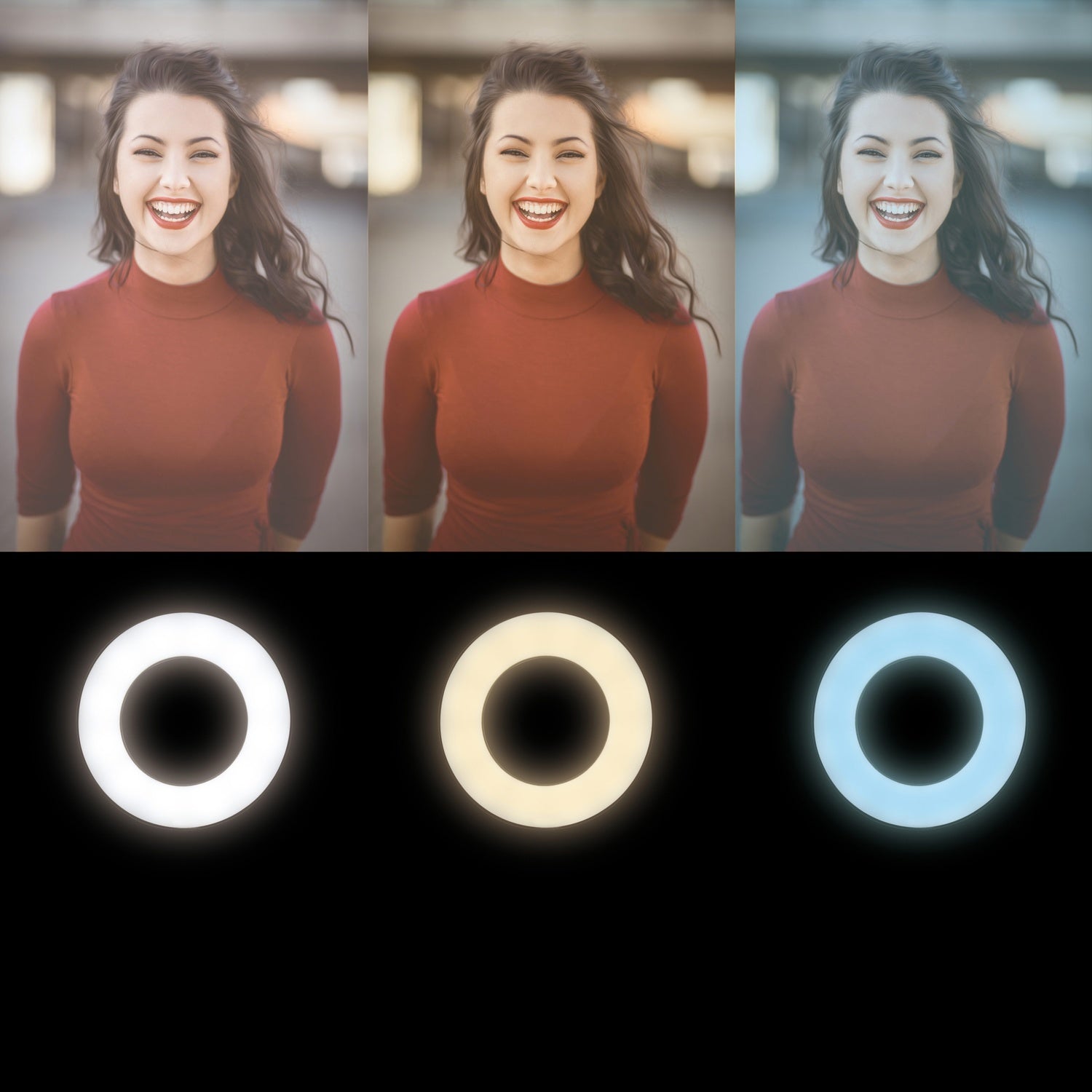 Ring light for smartphone Ø20 cm without stand