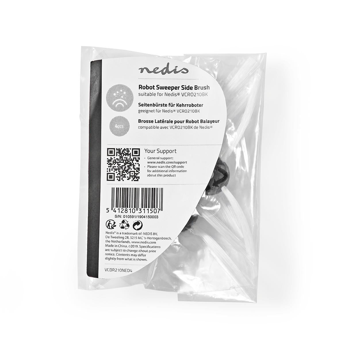 Robot Sweeper Side Brush | Fits: VCRO210BK | White